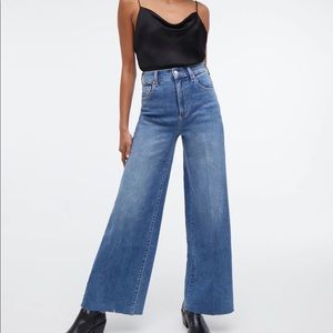 Hudson Holly Wide Leg Crop Jeans